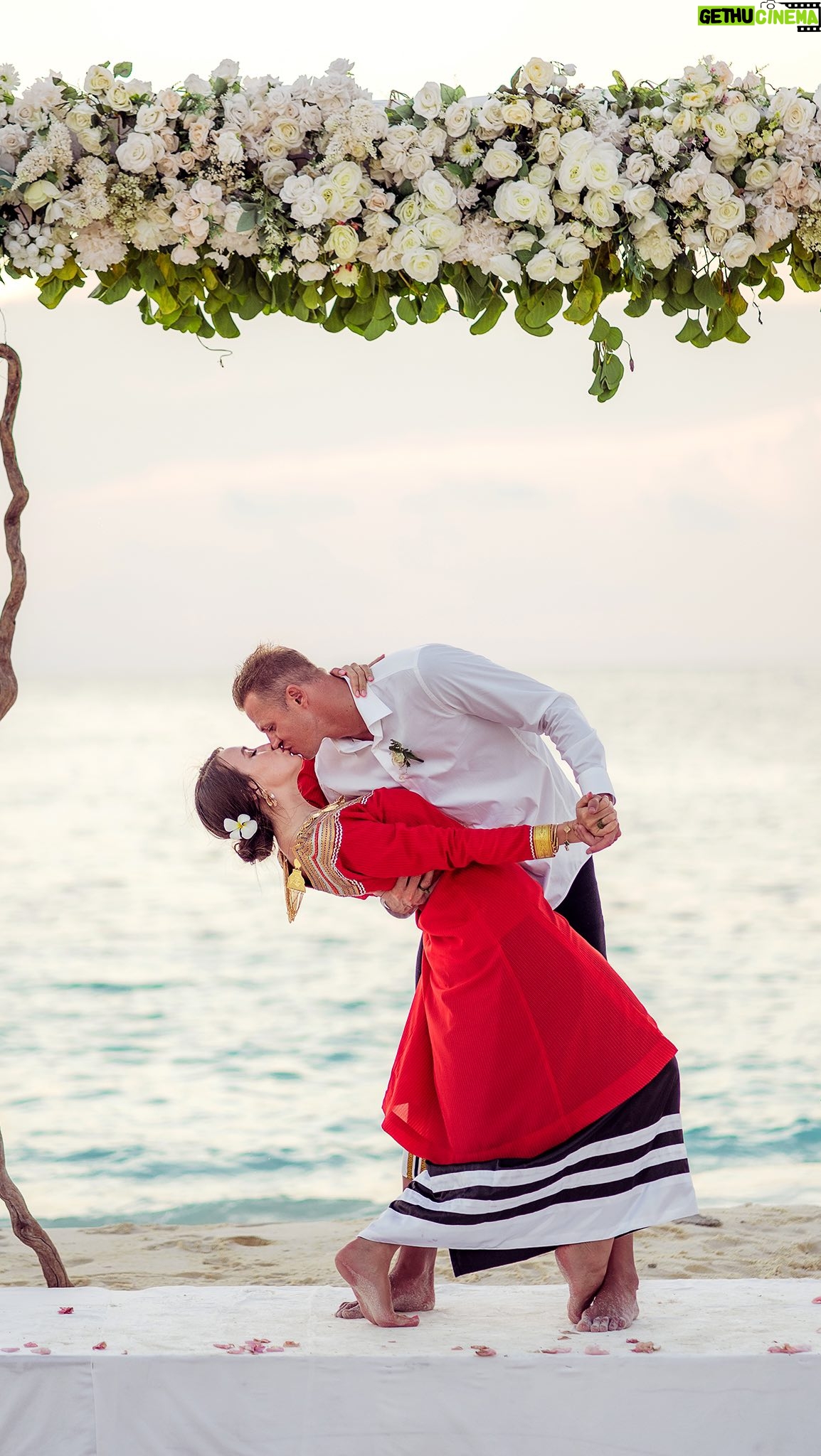 Anastasia Kostenko - 18.2K Likes - our amazing maldivian wedding🫶🏻😍 🇲🇻 
Thank you for photo and video @silverblinksphotography 
and lovely @fushifaru