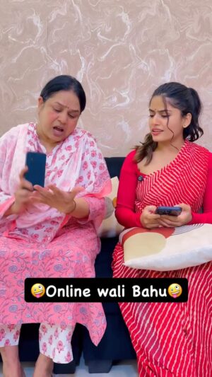 Anjali Jain Instagram - Gen-Z bahu🤪
 #reelitfeelit #reelyfunny #explore #familycomedy #crazy_anji #relatable #funny #trending