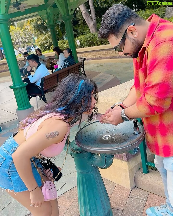 Anjali Jain - 5.7K Likes - Tick Tick BoOm💥 
One item OFF the Bucket List 😍🎊 @crazy_anji it’s beginning
LOVE💖
#explore #fyp #disneyland #couple #akki_anji #love