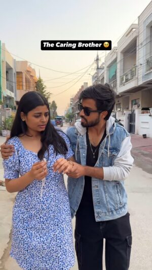 Anjali Kanwer Rajput Instagram - Shala dhokhebaaz bhai😒 #shivamsingh #explore #anjlalikanwer