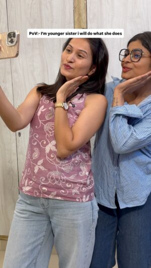 Anjali Kanwer Rajput Instagram - 💁♀️💁♀️#anjalikanwer #explore #relatable #sisterscomedy #sisters