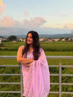 Anjali Sajwan Instagram - 💖🌸
.
.
.
.
.
.
.
.
.
.
.
.
#fyp #foryoupage #fashion #explore #saree #haryanvisong #haryana #viral