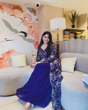 Anjali Sajwan Instagram - Classic Charm, modern flair💜
.
Wearing: @himaira_fashion 
.
.
.
.
.
.
.
.
.
.
.
.
.
.
.
.
.
.
#traditional #traditionaldress #festiveclothing #navratri #navratrispecial #diwalioutfit #delhiuniversity #delhi #delhigram #delhigirls #delhigirl #delhifashionblogger #himaira #lajpatnagar #navratrishopping #uttarakhand #uttarakhandheaven #uttarakhandi #pahadan #pahadi #pahadigirl #dehradundiaries #dehradun #lehnga #indowestern #jaat #jaatjaatni #delhincr #ootd #outfitoftheday
