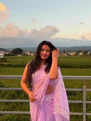Anjali Sajwan Instagram - 💖🌸
.
.
.
.
.
.
.
.
.
.
.
.
#fyp #foryoupage #fashion #explore #saree #haryanvisong #haryana #viral