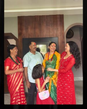 Ankita Chhetri Instagram - love, laughter and lots of tika 🏡🪬✨♥️