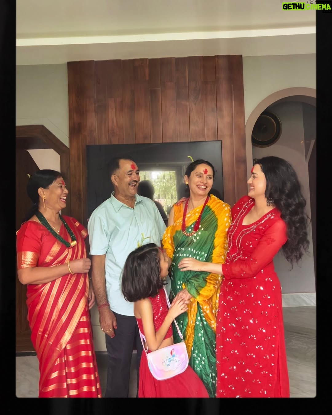 Ankita Chhetri - 67.4K Likes - love, laughter and lots of tika 🏡🪬✨♥️