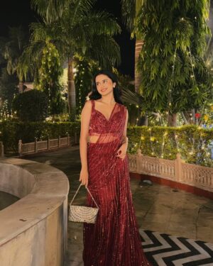 Ankita Chhetri Instagram - ✨sangeet night✨
outfit - @chaashni.couture @styledbynikinagda