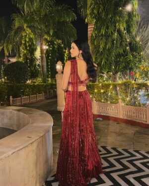 Ankita Chhetri Instagram - ✨sangeet night✨
outfit - @chaashni.couture @styledbynikinagda