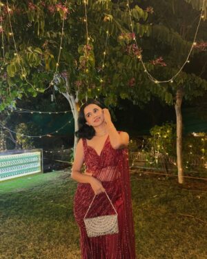 Ankita Chhetri Instagram - ✨sangeet night✨
outfit - @chaashni.couture @styledbynikinagda