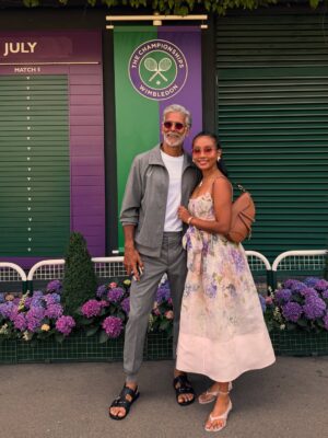 Ankita Konwar Instagram - Wimbledon date with the husband ❤️
Here for the finals!! 🙌🏽

#sinnervsalcaraz #wimbledonfinal #tennis #centrecourt