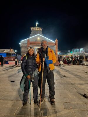 Ankita Konwar Instagram - As the divine month of Shravan unfolds, I started reflecting on my journey to Kedarnath and I realised that a part of me still lives in those hills. The journey was tiring but the peace it brought to my soul was immeasurable.
May this sacred time be your guide, 
may Mahadev’s blessings flow like a sacred river, washing away negativity and filling your life with peace, devotion, and transformation.
This is a time for surrender, prayer and inner awakening. May Lord Shiva guide your path and protect your spirit. 
In silence we find the universe 🌸
Har Har Mahadev! 🙏🏽❤️
.
.
#kedarnath #omnamahshivay