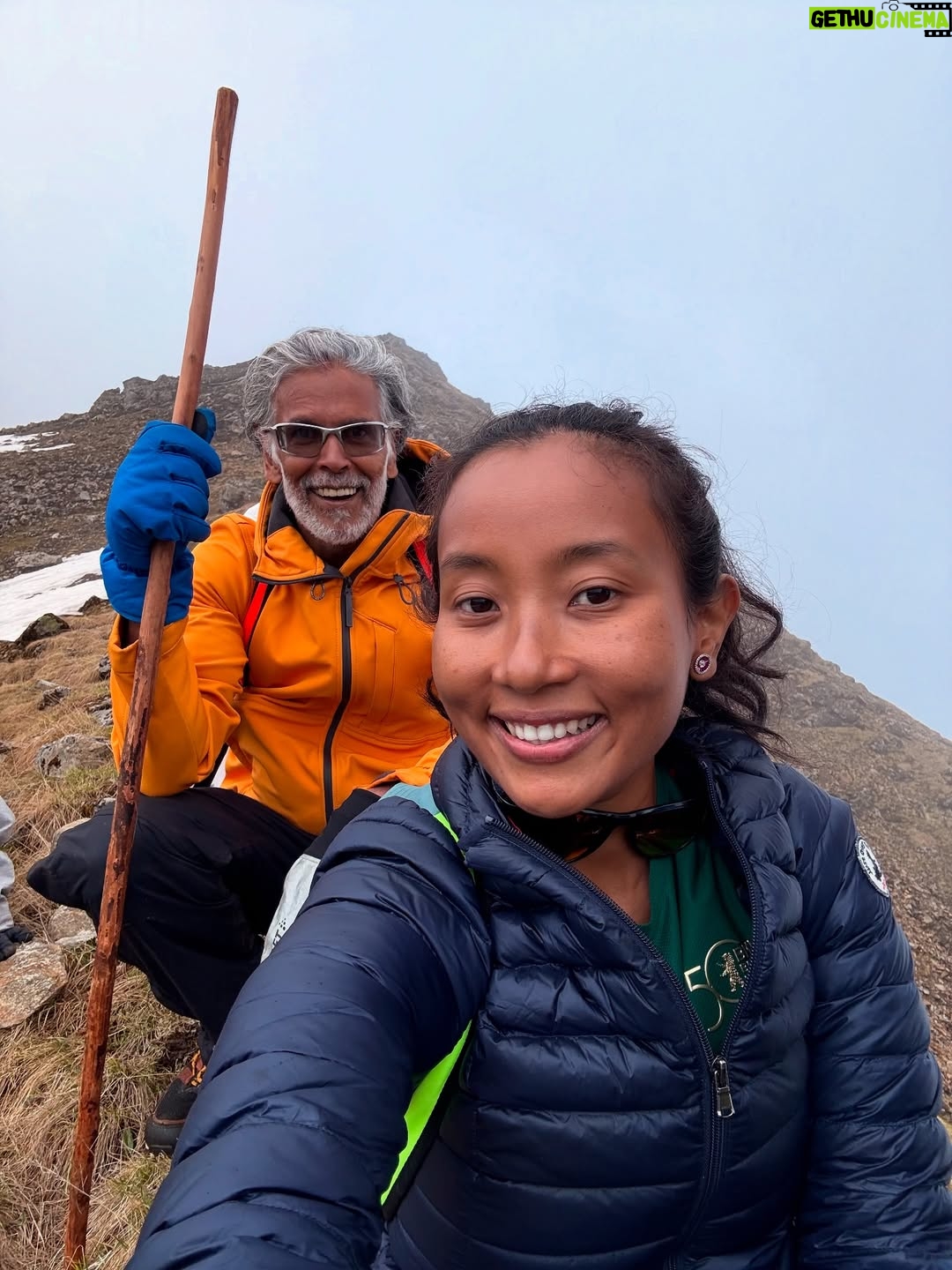 Ankita Konwar - 207.7K Likes - Trekked to Kedarnath from Chaumasi through Kham Bugyal over the 14000ft Hathni Col, what a beautiful journey 😀 
It was around 30kms to Kedarnath and we took 2 days to complete it!
The second day took us around 17 hrs through a steep climb and crossing ice and snow but the excitement of seeing Kedarnath temple at 1am in the morning took away all our tiredness !! Jai Shree Kedar ! Jai BholeNath ! Har Har Mahadev !!!!!!!!