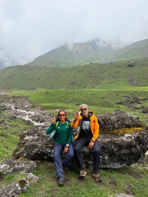 Ankita Konwar Instagram - Trekked to Kedarnath from Chaumasi through Kham Bugyal over the 14000ft Hathni Col, what a beautiful journey 😀 
It was around 30kms to Kedarnath and we took 2 days to complete it!
The second day took us around 17 hrs through a steep climb and crossing ice and snow but the excitement of seeing Kedarnath temple at 1am in the morning took away all our tiredness !! Jai Shree Kedar ! Jai BholeNath ! Har Har Mahadev !!!!!!!!