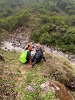 Ankita Konwar Instagram - Trekked to Kedarnath from Chaumasi through Kham Bugyal over the 14000ft Hathni Col, what a beautiful journey 😀 
It was around 30kms to Kedarnath and we took 2 days to complete it!
The second day took us around 17 hrs through a steep climb and crossing ice and snow but the excitement of seeing Kedarnath temple at 1am in the morning took away all our tiredness !! Jai Shree Kedar ! Jai BholeNath ! Har Har Mahadev !!!!!!!!
