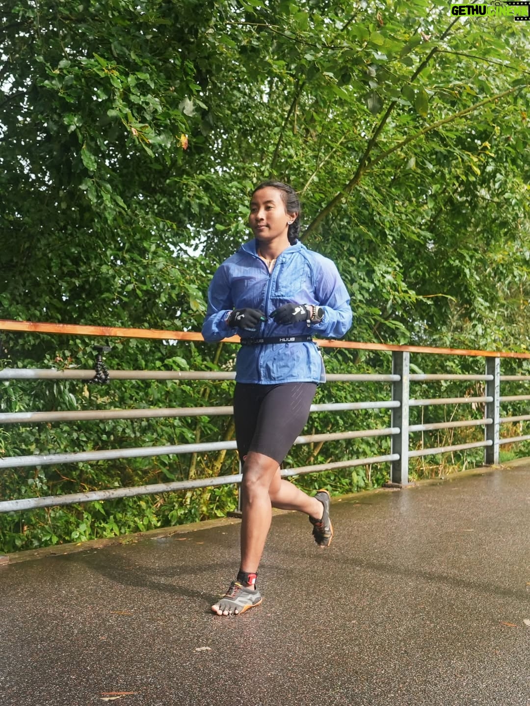 Ankita Konwar - 19K Likes - Last Sunday I managed to create some core memories! The first Ironman 70.3 in 7 hours 🙌🏽

The 70.3 miles began with a plunge into 17degree water, icy, breath-stealing, forcing me to find calm in the chaos. Stroke after stroke, I learned to make peace with the cold, to surrender to its sting and trust my own rhythm.

Then came the bike, 90 relentless kilometers through incessant rain. Each drop was a needle, each gust of wind a test. Roads blurred, clothes clung heavy, but still the wheels turned, not by comfort, but by will.

And finally, the run!
shivering, body soaked, heart unyielding. With every step I carried not just myself, but every doubt I’d ever silenced, every fear I’d ever outrun.

When I crossed the finish line, it wasn’t just the end of a race. It was a conversation with the storm, with the cold, with the part of me that once wondered if I was strong enough. And the answer was written in sweat, rain, and unshakable faith : I am!!