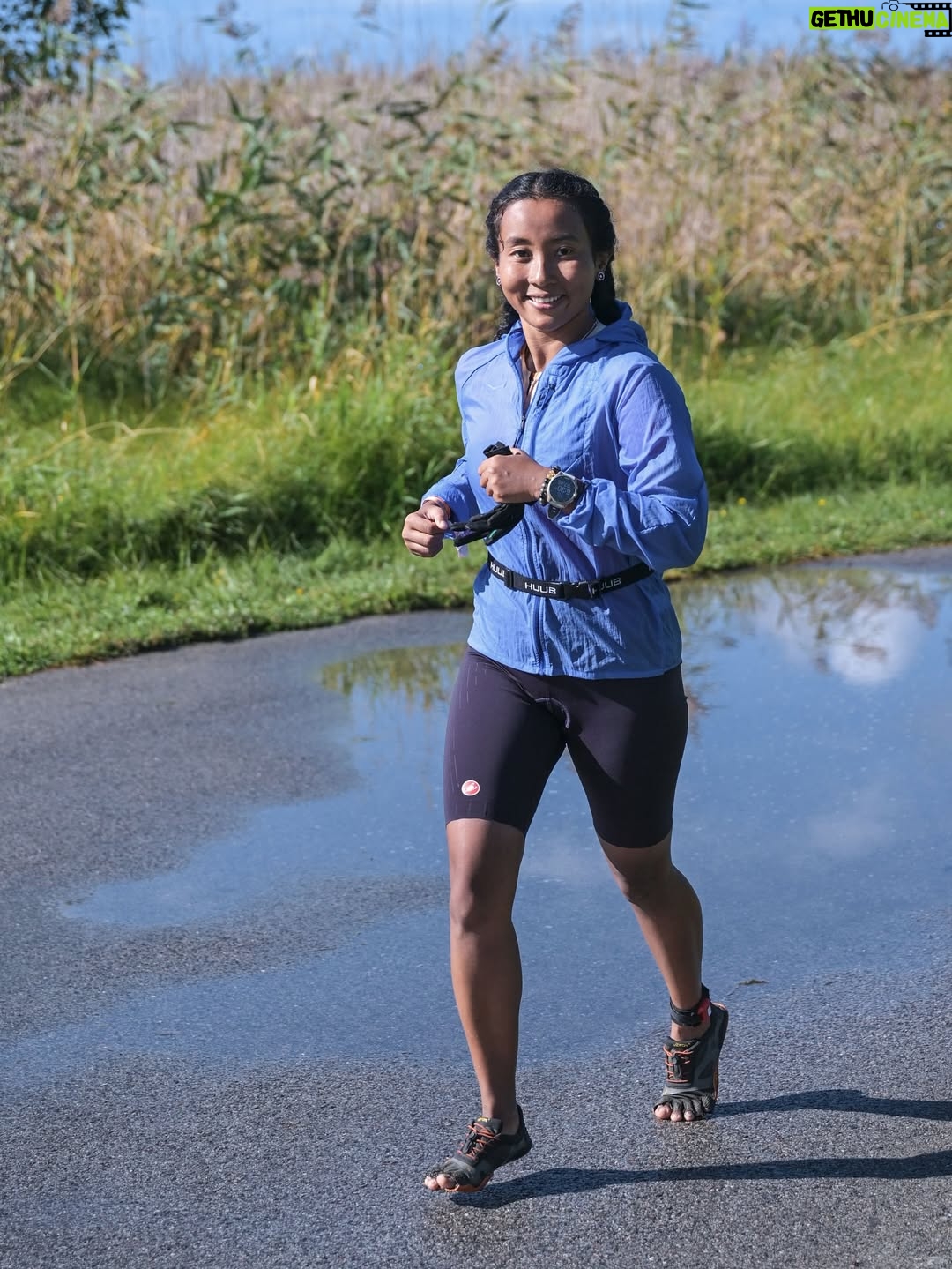 Ankita Konwar - 19K Likes - Last Sunday I managed to create some core memories! The first Ironman 70.3 in 7 hours 🙌🏽

The 70.3 miles began with a plunge into 17degree water, icy, breath-stealing, forcing me to find calm in the chaos. Stroke after stroke, I learned to make peace with the cold, to surrender to its sting and trust my own rhythm.

Then came the bike, 90 relentless kilometers through incessant rain. Each drop was a needle, each gust of wind a test. Roads blurred, clothes clung heavy, but still the wheels turned, not by comfort, but by will.

And finally, the run!
shivering, body soaked, heart unyielding. With every step I carried not just myself, but every doubt I’d ever silenced, every fear I’d ever outrun.

When I crossed the finish line, it wasn’t just the end of a race. It was a conversation with the storm, with the cold, with the part of me that once wondered if I was strong enough. And the answer was written in sweat, rain, and unshakable faith : I am!!