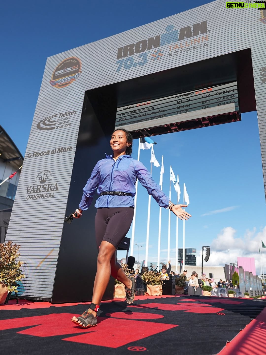 Ankita Konwar - 19K Likes - Last Sunday I managed to create some core memories! The first Ironman 70.3 in 7 hours 🙌🏽

The 70.3 miles began with a plunge into 17degree water, icy, breath-stealing, forcing me to find calm in the chaos. Stroke after stroke, I learned to make peace with the cold, to surrender to its sting and trust my own rhythm.

Then came the bike, 90 relentless kilometers through incessant rain. Each drop was a needle, each gust of wind a test. Roads blurred, clothes clung heavy, but still the wheels turned, not by comfort, but by will.

And finally, the run!
shivering, body soaked, heart unyielding. With every step I carried not just myself, but every doubt I’d ever silenced, every fear I’d ever outrun.

When I crossed the finish line, it wasn’t just the end of a race. It was a conversation with the storm, with the cold, with the part of me that once wondered if I was strong enough. And the answer was written in sweat, rain, and unshakable faith : I am!!