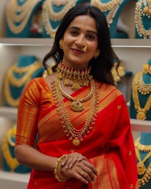 Ankita Raut Instagram - Beautiful collection..🤩❤️ @aaryadagina 
.

Address- Shop No 2, Aarya Dagina, near New English School, Talav Pali, Thane
.
#ankitaraut #artist #marathi #marathimulagi #jewellery #ad #bridaljewellery