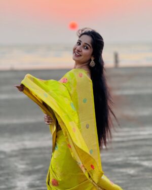 Ankita Raut Instagram - Tum nahi bhulna ..❤️
.
Beautiful saree by - @lucky_paithani_yeola
.
.
#ankitaraut #artist #love #marathi #marathimulgi❤️ #trending #viral