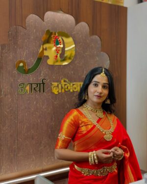 Ankita Raut Instagram - Beautiful collection..🤩❤️ @aaryadagina
.
Address- Shop No 2, Aarya Dagina, near New English School, Talav Pali, Thane
.
#ankitaraut #artist #marathi #marathimulagi #jewellery #ad #bridaljewellery