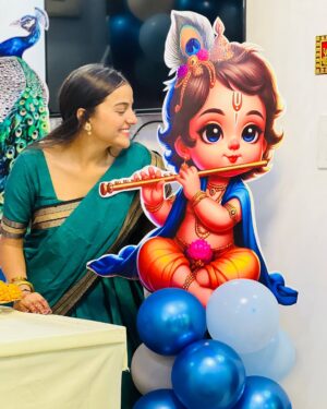 Annu Sood Instagram - हरे कृष्ण,हरि बोल 🙌🥹
31-10-2024🦚
#explorepage #trending #laddugopal