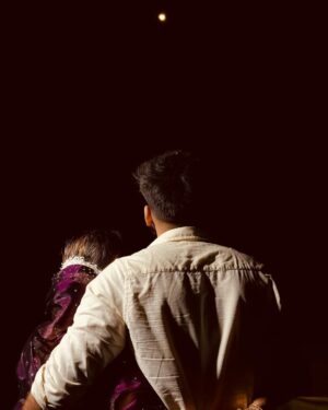 Anwesha Roy Chowdhury Instagram - Vlog aagya hain KARWACHAUTH ka dekha ?🌙🙈
.
.
Link in bio 🌚