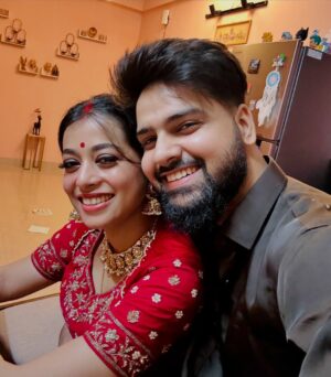 Anwesha Roy Chowdhury Instagram - As the moon rises, love grows stronger. Celebrating the timeless bond of trust and togetherness this Karwa Chauth.🌚🌸❤️