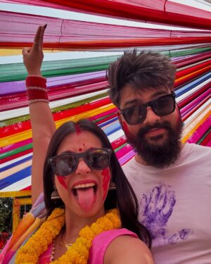 Anwesha Roy Chowdhury Instagram - Happiest birthday to the best life partner and the most beautiful girl in the world🌹❣️ Happy Birthday to you🦋