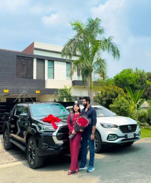 Arooba Batool Instagram - Ten years ago this was just a dream on paper… today it’s reality♥️
Standing with the love of my life, in front of the house we built together, with the cars we once only prayed for. This is proof that when you marry for love, not money, you don’t just share a life — you build one. Grow together, hustle together, pray together… and one day you’ll look back and realize you manifested it all.
It’s not about what you start with, it’s about what you create hand in hand, through late nights, prayers, failures, comebacks, and relentless effort.
Choose love. Choose partnership. Choose growth.
Because when two hearts share the same vision, success has no limits♥️
#couplegoals #couple #powercouple #loveandhustle #buildtogether #growtogether #relationships #marriedcouples #goals #igdaily