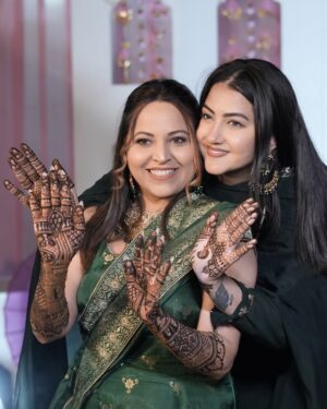 Arshreet Kaur Instagram - Mehndi 💚