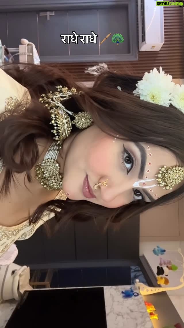 Arshreet Kaur - 182.7K Likes - Thanks to My husband for giving the guest appearance, in my video 🦚 @mr_mrs.narula 
.
.
.
.
.
#trending #janmashtami #krishna #radha #video #reelitfeelit #narula 🪽