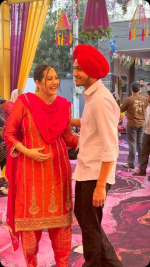 Arshreet Kaur Instagram - ਮੇਰਾ ਪਹਿਲਾ ਪੁੱਤ ❤️ @ekamgill_20 🐹