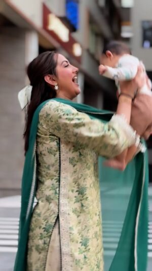 Arshreet Kaur Instagram - 💚 suit by @ladybosssabrina