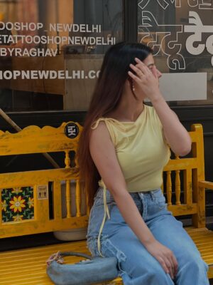 Ashima Saxena Instagram - A day spent well 🐝🌷🫧🧀
#explore #yellow #yellowfit #random