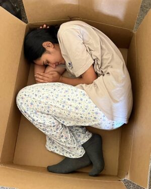 Asmi Bhandari Instagram - Living in a box