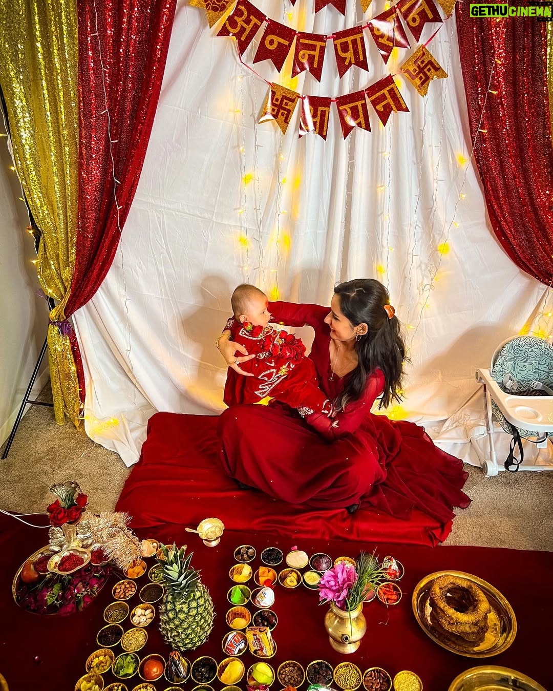 Asmi Bhandari - 9.3K Likes - A beautiful and memorable event [Weaning Ceremony] of Baby Aayana