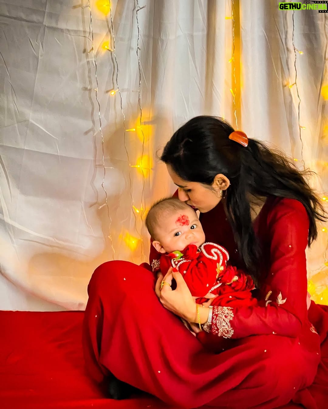 Asmi Bhandari - 9.3K Likes - A beautiful and memorable event [Weaning Ceremony] of Baby Aayana