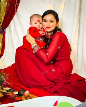 Asmi Bhandari Instagram - A beautiful and memorable event [Weaning Ceremony] of Baby Aayana