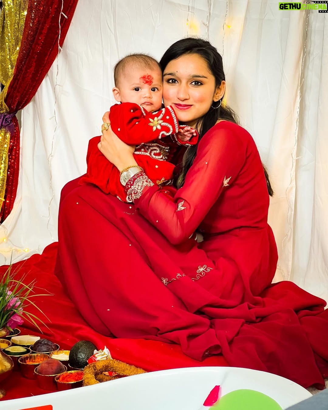 Asmi Bhandari - 9.3K Likes - A beautiful and memorable event [Weaning Ceremony] of Baby Aayana