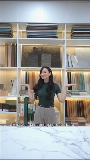 Asmirandah Instagram - Haiiii.. temenin aku yuk cari bahan kebutuhan untuk area interior buat ganti suasana kamarku.
Yes, ini kedua kalinya aku datang ke showroom Tridee, dan sebelumnya udah dapat info dari timnya kalau ada beberapa produk baru yang bisa dilihat langsung di showroom.
Aku lebih suka ke showroom langsung supaya bisa konsultasi, diskusi dan cek spesifikasi produk-produknya supaya bisa sesuai dengan kebutuhan aku dan ga salah pilih.
Nih aku spill produk-produk baru dari Tridee yang menurut aku cocok banget untuk rumah aku