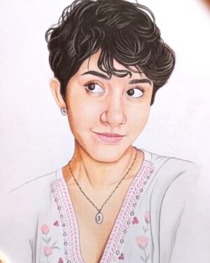 Asmita Pathik Instagram - Thank you for all your love ā¤ļø
#artists #art #sketches #portraits