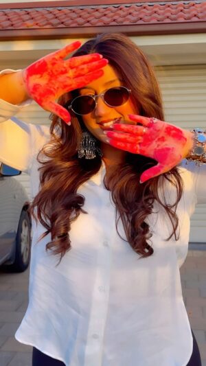 Avirims Instagram - Happy Holi ♥️ Everyone 💫🔥🔥