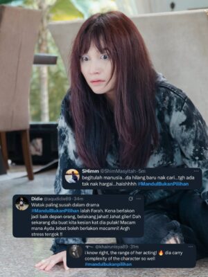 Ayda Jebat Instagram - Bila waktu.. bisa aku ulang.. 🥹
Banyak lagi perasaan yang nak diluahkan, banyak lagi adegan yang nak dipersembahkan, banyak lagi dan lagi.. minggu depan. Aaa nangis la camni.. 😭
#MandulBukanPilihan #FarahSayangTokMa