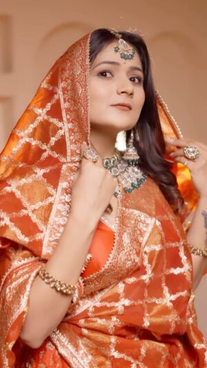 Ayushi Shukla Instagram - Palki taiyar rakhiye hum bhi taiyar  h ❣️🫶
.
Shoot @himanshumalviyafilms 
Edit @vyom_verman 
Makeup @jennifermakeover234 
 Outfit @sati_by_saleena 
#shoot #reel #musicvideo #explorepage