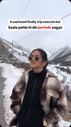 Ayushi Shukla Instagram - Period aaye to dikkat na aaye to bhi dikkat🫠