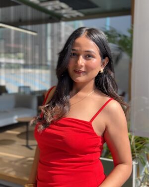 Ayushi Shukla Instagram - Laal pari maidan khadi 🚩