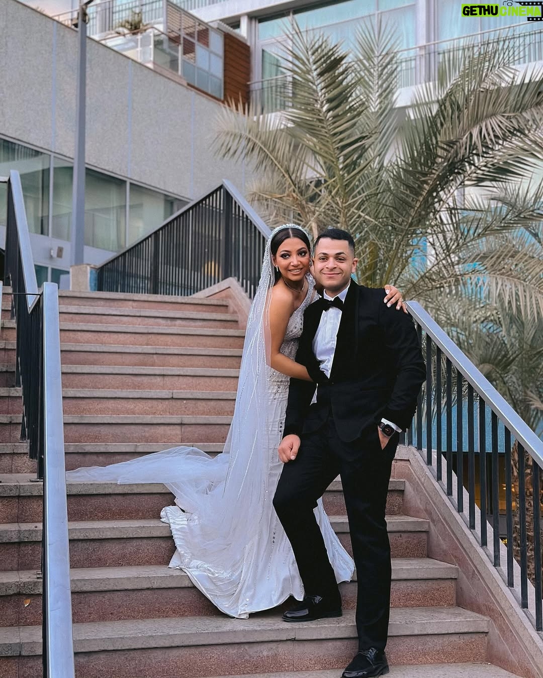 Badria Tolba - 13.7K Likes - Beautiful day ahead!🤍

Congratulations to our beautiful couple 🕊️
Salma & Mohamed 😍

Full coverage on our #highlights Story ✨
—————————————————
Media Coverage: @tajweddings.eg 
Wedding planner: @ahmedyassinweddingplanner 
Photographer: @bassam_esa__photography 
Videographer: @4kmediaservices 
Makeup: @zeinaelnaggar 
Hair: @shadilahoud 
Dress: @mohamedismaelcouture 
Cakes: @cake_up_egypt 
Room Decoration: @ballonella9 
Robes: @qamaragency.eg 
Bouquet: @ayakhamis_bridal_bouquet 
Dj: @dj.amedeo 
Fire: @ahmedessamfire 
Hotel: @thenileritzcarlton 
—————————————————