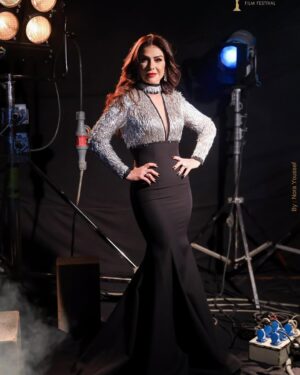 Basma Hassan Instagram - Always a pleasure and source of pride attending @cairofilmfestival 🖤🖤
Thanks due to
@saeedramzi for styling
@monaesmailmakeup
@alfredandmina
@fouadsarkisofficial
@maison7.official
And @norayoussef_photography for always capturing the moment 🖤🖤