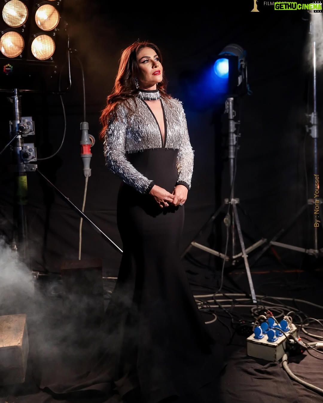 Basma Hassan - 2.9K Likes - Always a pleasure and source of pride attending @cairofilmfestival 🖤🖤
Thanks due to 
@saeedramzi for styling
@monaesmailmakeup 
@alfredandmina 
@fouadsarkisofficial 
@maison7.official 
And @norayoussef_photography  for always capturing the moment 🖤🖤