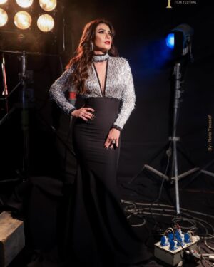 Basma Hassan Instagram - Always a pleasure and source of pride attending @cairofilmfestival 🖤🖤
Thanks due to
@saeedramzi for styling
@monaesmailmakeup
@alfredandmina
@fouadsarkisofficial
@maison7.official
And @norayoussef_photography for always capturing the moment 🖤🖤